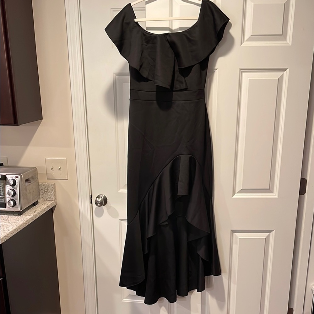 Elegant Black Off-Shoulder Dress